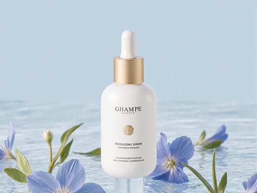 精华液产品场景图渲染AIGC生成