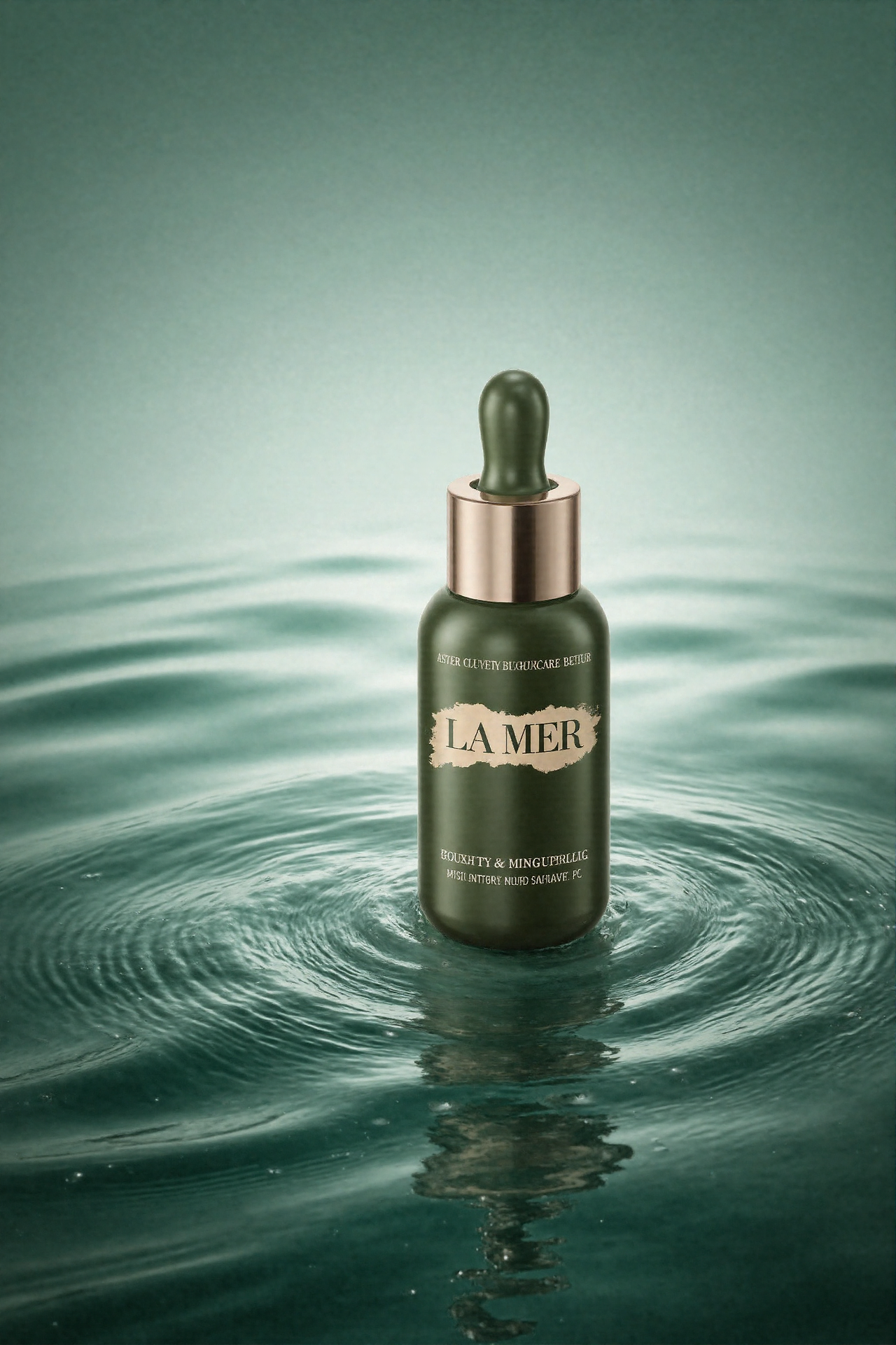 海蓝之谜精华液产品场景图渲染AIGC生成（图ZNDAwNjUyMTI4） - 产品 - 站酷设计师埃迪AI原创素材 - 站酷ZCOOL