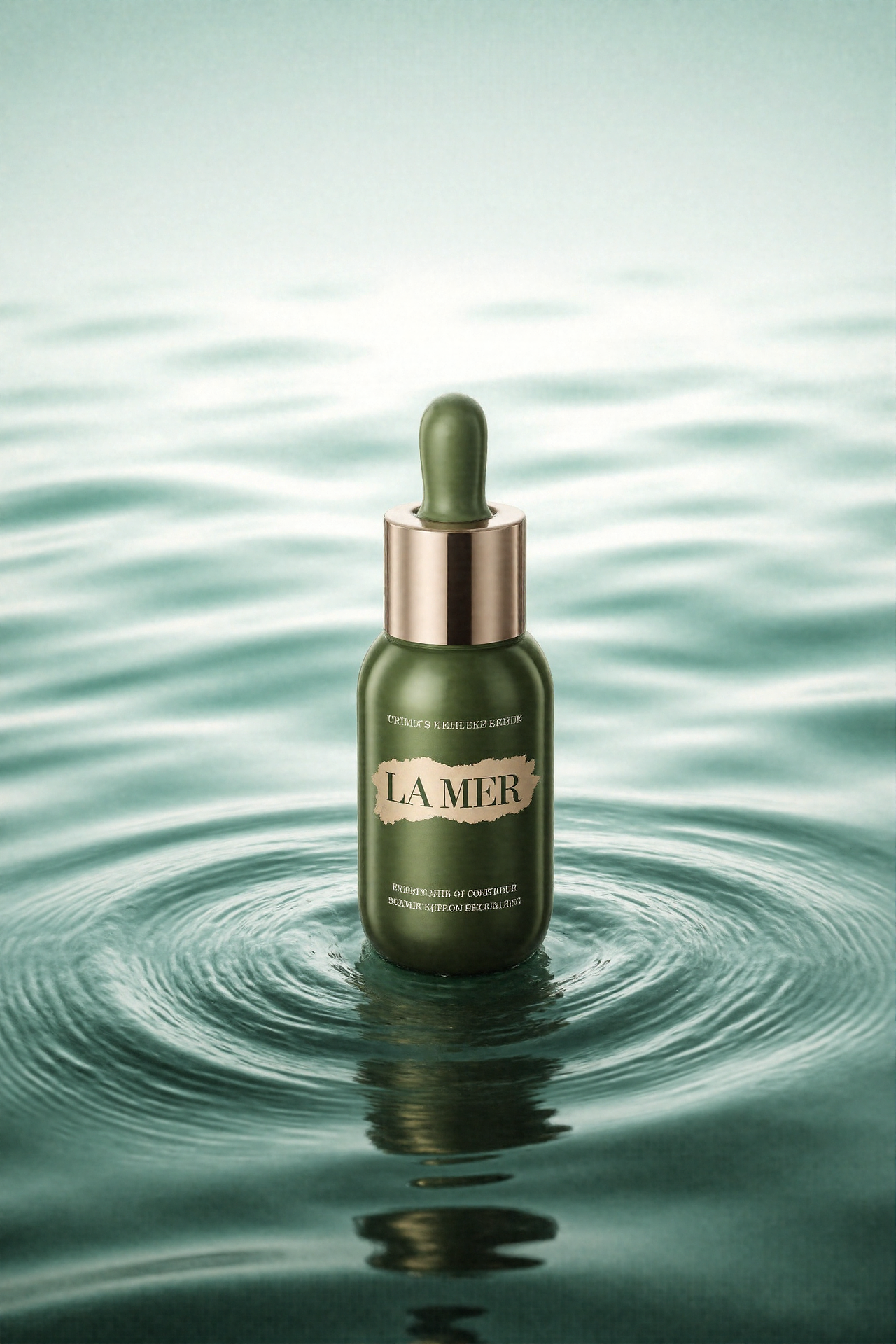 海蓝之谜精华液产品场景图渲染AIGC生成（图ZNDAwNjUyMTMy） - 产品 - 站酷设计师埃迪AI原创素材 - 站酷ZCOOL