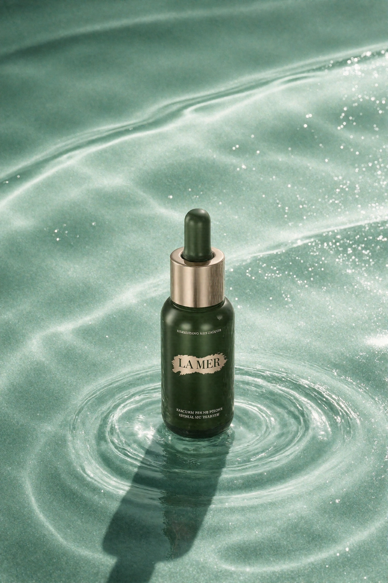 海蓝之谜精华液产品场景图渲染AIGC生成（图ZNDAwNjUyMTI0） - 产品 - 站酷设计师埃迪AI原创素材 - 站酷ZCOOL