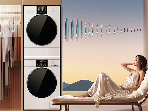 2025 0706 场景渲染-松下洗衣机烘干机6