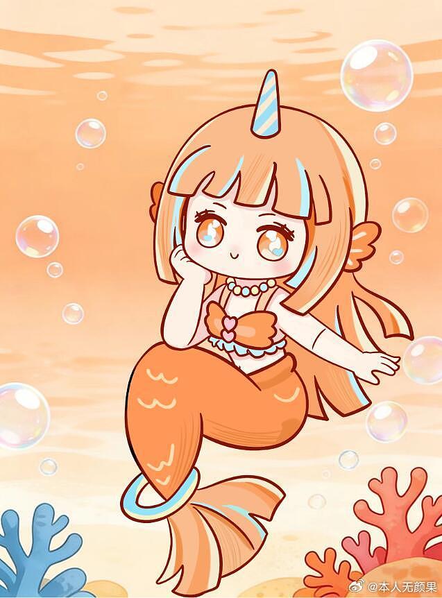 人鱼IP｜星彩人鱼（图ZNDAwNjU1MDA0） - IP形象 - 站酷设计师若言文化原创素材 - 站酷ZCOOL