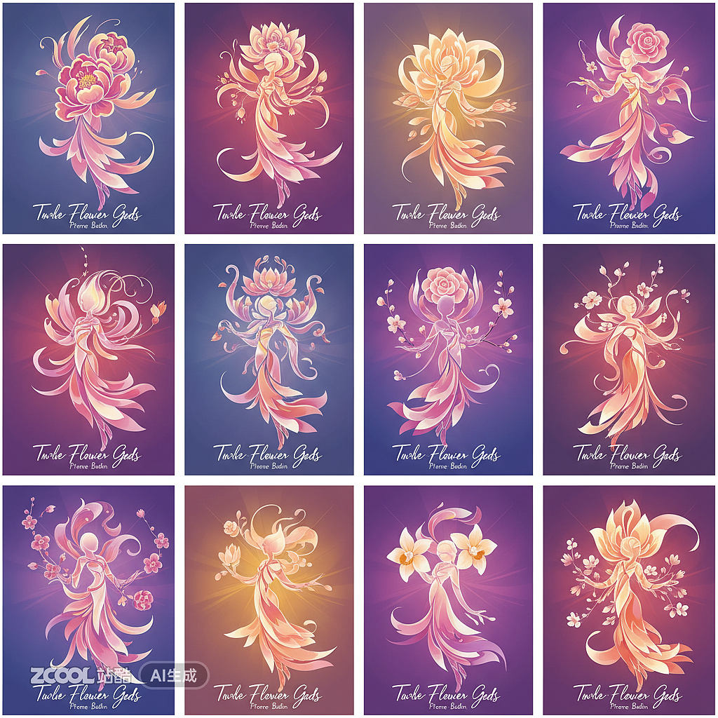 十二花神系列（图ZNDAwNjU3MTIw） - 概念设定 - 站酷设计师流浪的梦想使者原创素材 - 站酷ZCOOL