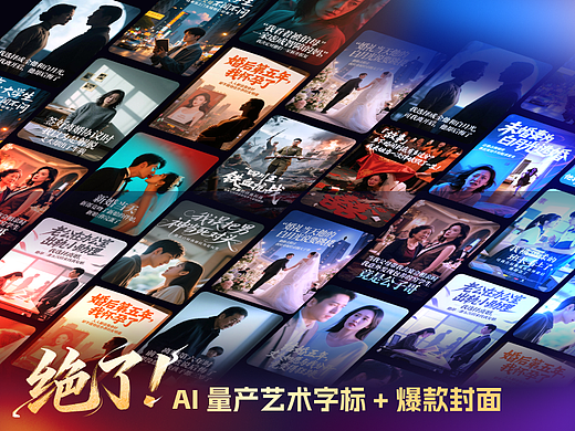 绝了!好看视频AI量产艺术字标 + 爆款封面