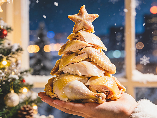 圣诞树的粤菜盛宴！工作案例