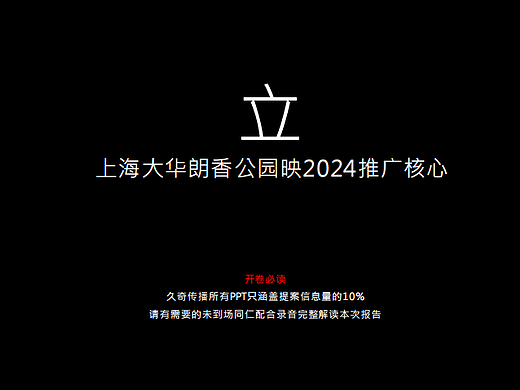 2024上海大华朗香公园映地产项目营销推广策略方案