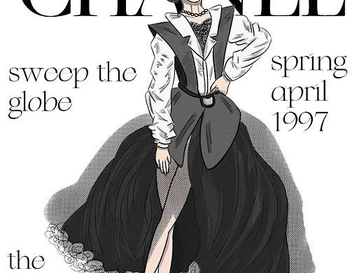 原创服装/海报——香奈儿灵感设计