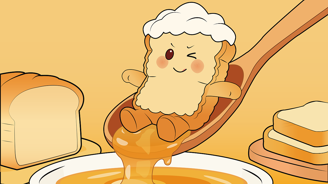 吐司“奶包包“IP形象（图ZNDAwNjc1Nzg0） - IP形象 - 站酷设计师Z310814073原创素材 - 站酷ZCOOL