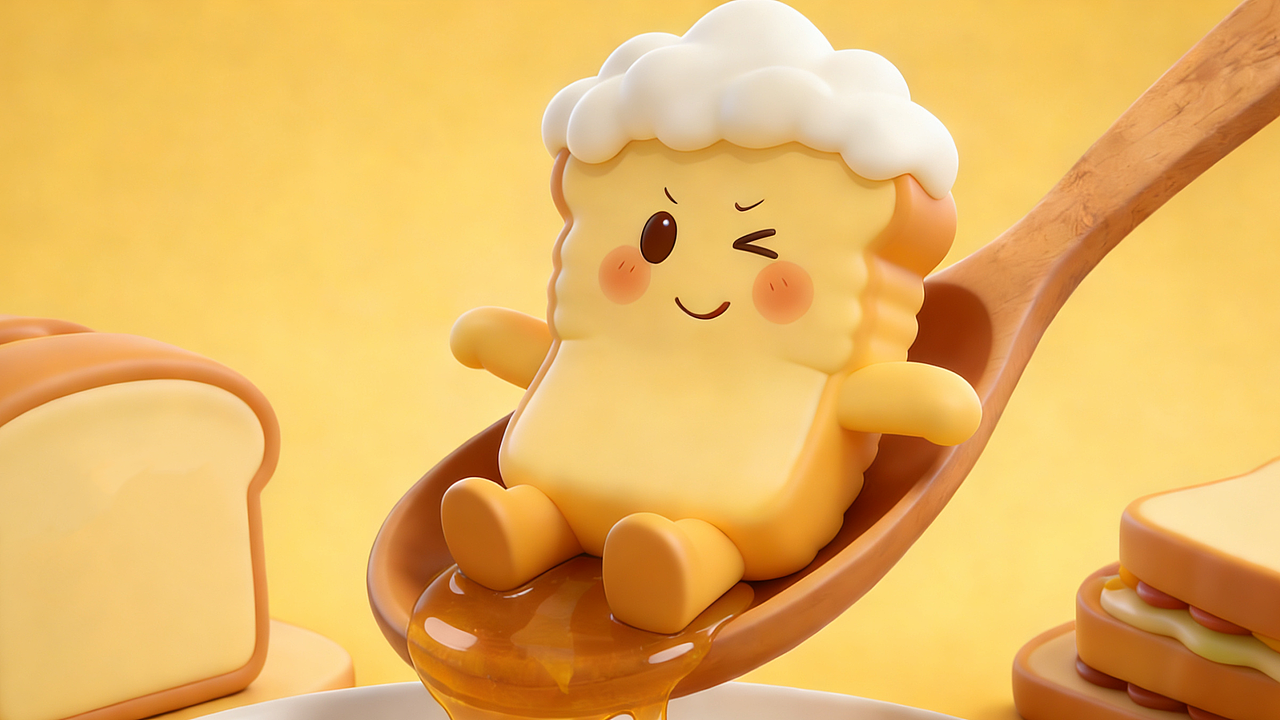 吐司“奶包包“IP形象（图ZNDAwNjc2NTEy） - IP形象 - 站酷设计师Z310814073原创素材 - 站酷ZCOOL