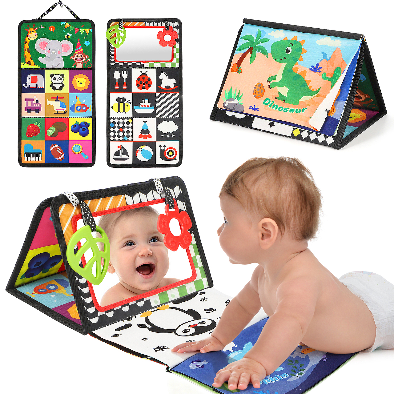 母婴玩具镜子布书，AI模特场景合成（图ZNDAwNjc3MTg4） - 电商 - 站酷设计师simplelcy原创素材 - 站酷ZCOOL