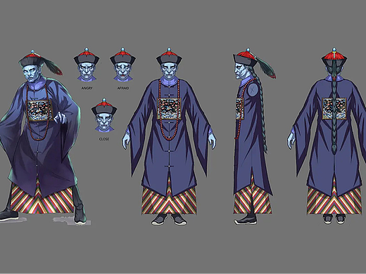 3dmax-清朝老僵尸模型制作教程。3dmax建模基础教程