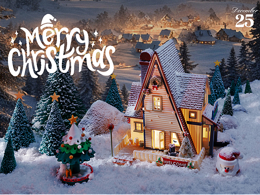 Merry Christmas 圣诞快乐！