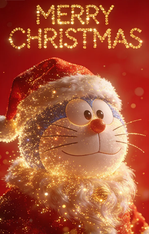 是哆啦A梦来送礼啦~（图ZNDAwNjkyNDI0） - AI作品 - 站酷设计师ladytsh原创素材 - 站酷ZCOOL