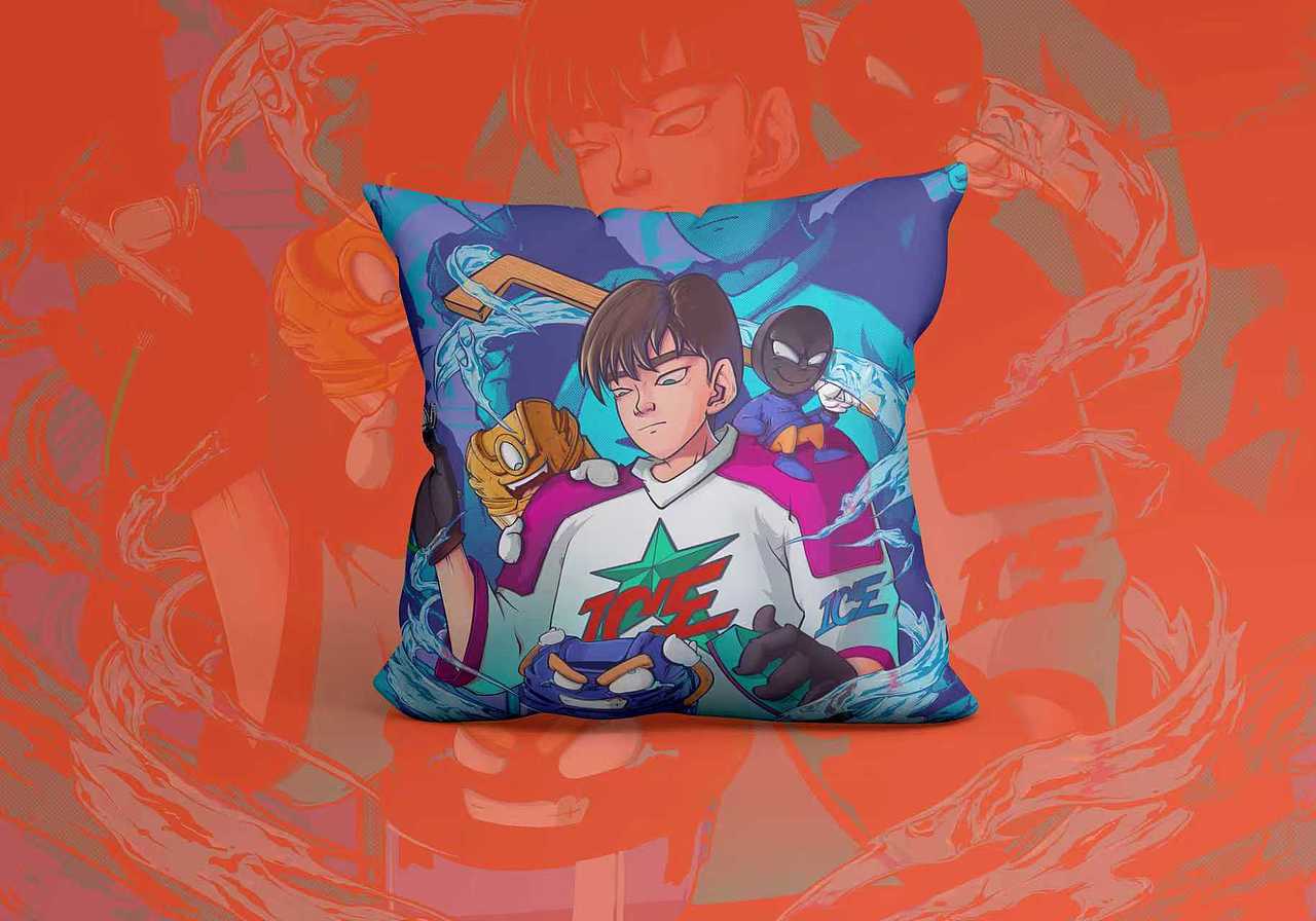 冰球头盔喷涂形象涂鸦插画（图ZNDAwNzAzMzky） - 商业插画 - 站酷设计师HGCLF原创素材 - 站酷ZCOOL