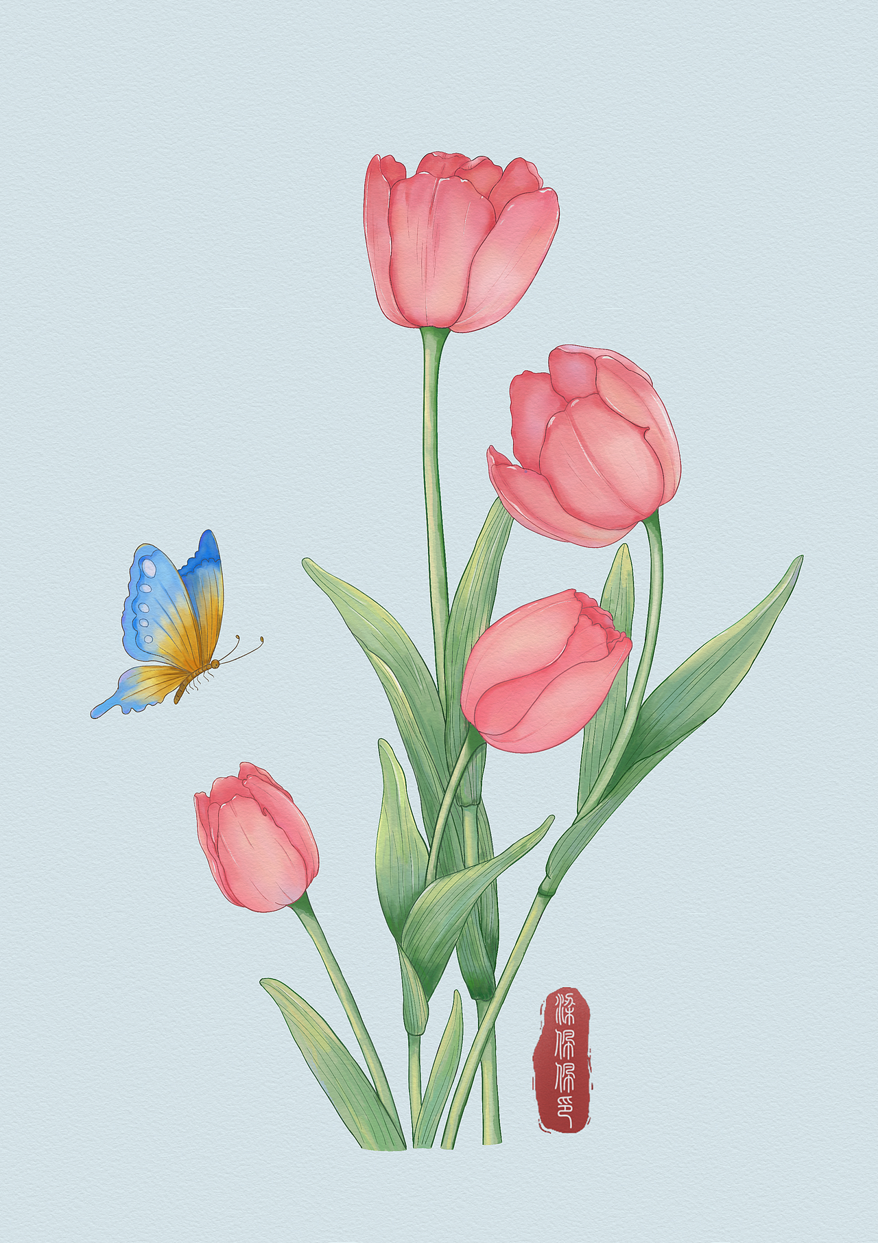 练习植物（图ZNDAwNzAzNjg0） - 艺术插画 - 站酷设计师lpp呸原创素材 - 站酷ZCOOL