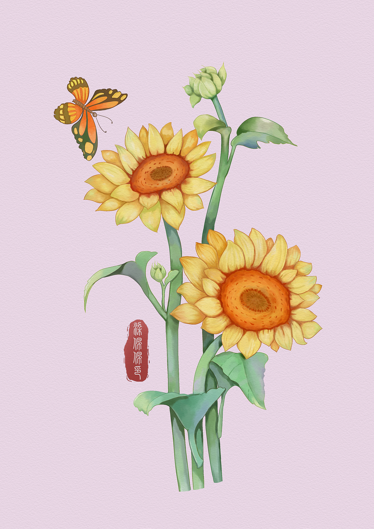 练习植物（图ZNDAwNzAzNjgw） - 艺术插画 - 站酷设计师lpp呸原创素材 - 站酷ZCOOL