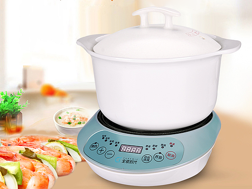 全瓷 电炖锅（个人主页-ZNzI5NjMzMzY=） - 电商 - 站酷设计师PinkCloud_妮原创素材 - 站酷ZCOOL