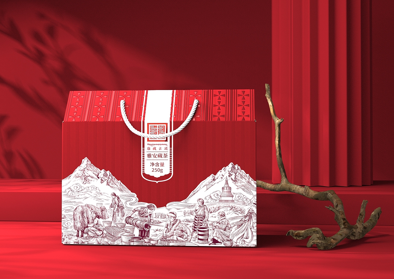 茶马互市长卷图（图ZNDAwNzA2MjY4） - 商业插画 - 站酷设计师肆一SIYI原创素材 - 站酷ZCOOL