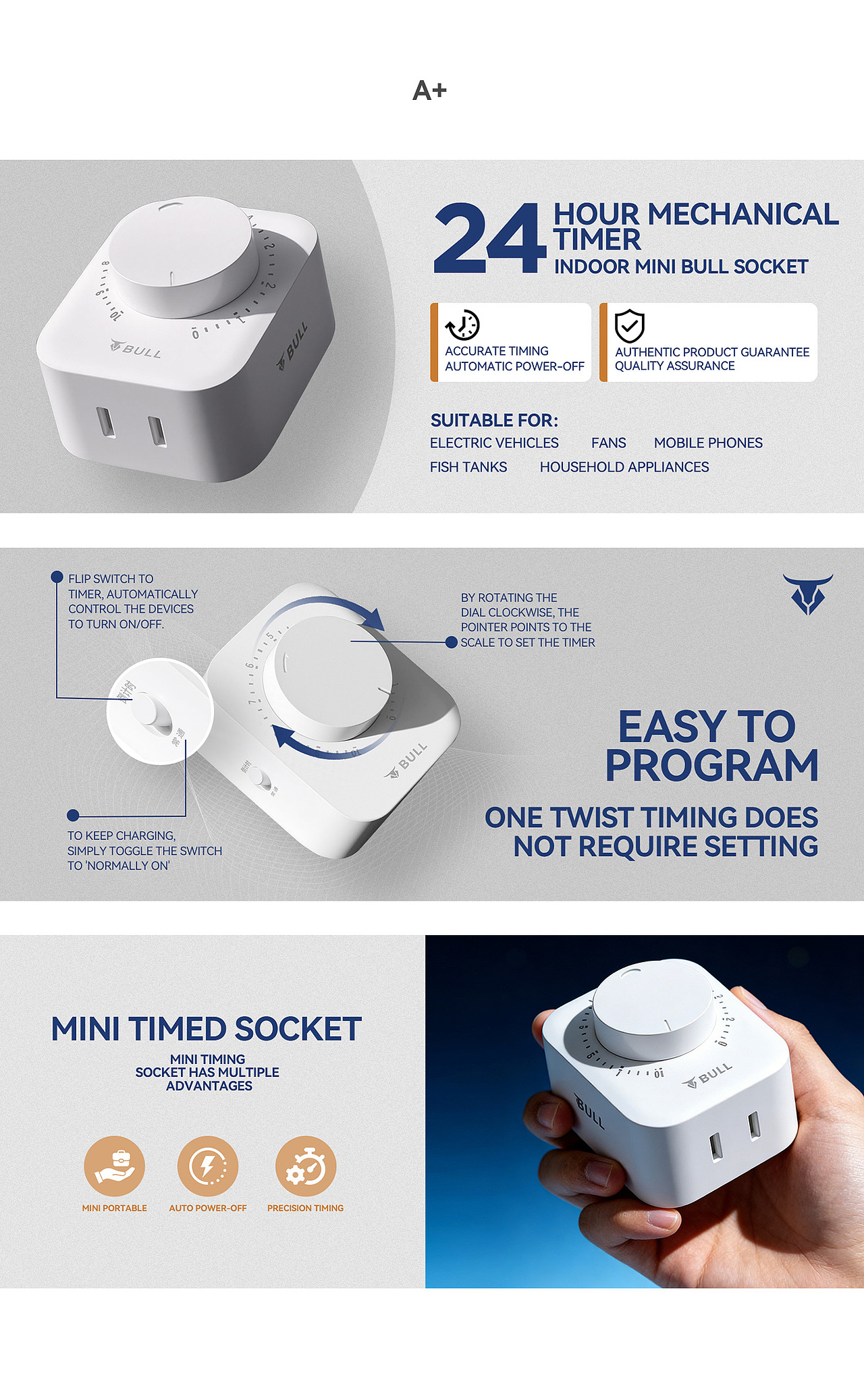 定时插座-小家电-亚马逊设计（图ZNDAwNzA2ODUy） - 电商 - 站酷设计师蕓客原创素材 - 站酷ZCOOL