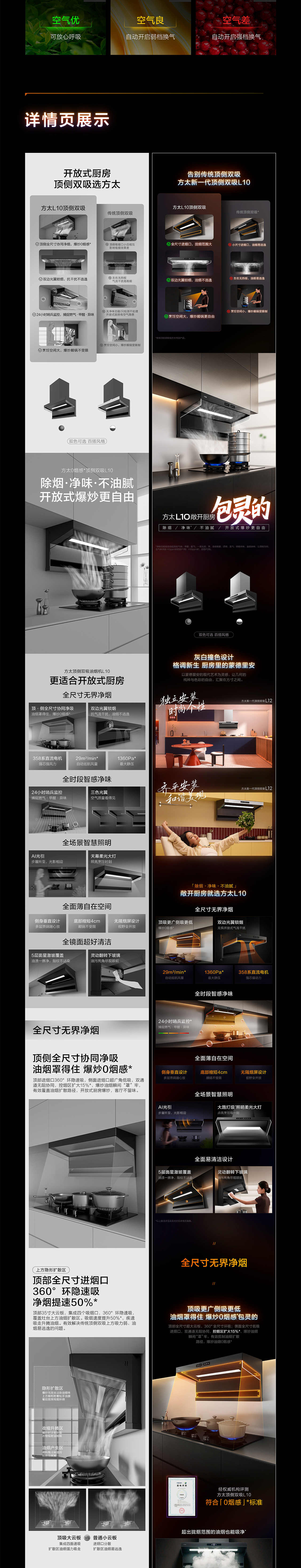 方太L10油烟机视觉分享（图ZNDAwNzA3MzE2） - 电商 - 站酷设计师方太Vision原创素材 - 站酷ZCOOL