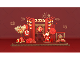 馬年美陳,馬年開業(yè)美陳,馬年春節(jié)美陳