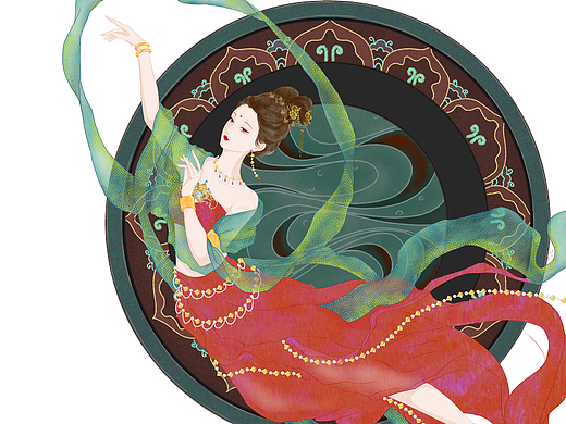 帛帶曳云?敦煌舞韻