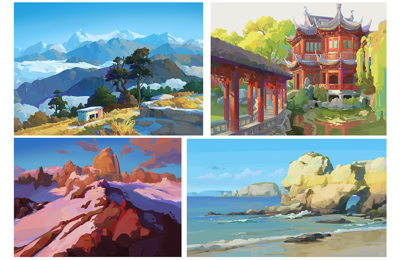 练习合集（图ZNDAwNzEzODMy） - 游戏原画 - 站酷设计师野比大雄爱睡觉原创素材 - 站酷ZCOOL