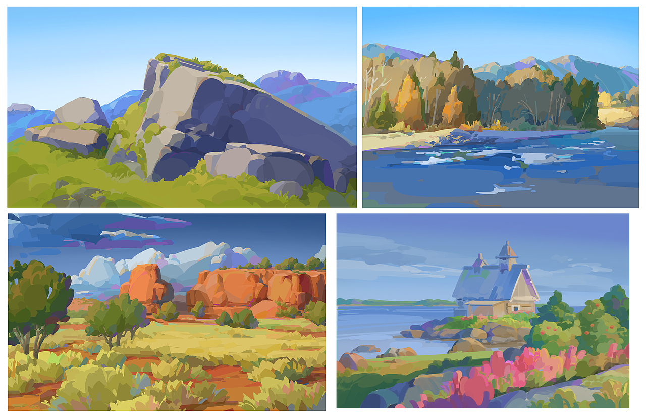 练习合集（图ZNDAwNzEzODM2） - 游戏原画 - 站酷设计师野比大雄爱睡觉原创素材 - 站酷ZCOOL