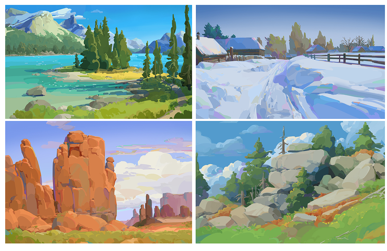 练习合集（图ZNDAwNzEzODUy） - 游戏原画 - 站酷设计师野比大雄爱睡觉原创素材 - 站酷ZCOOL