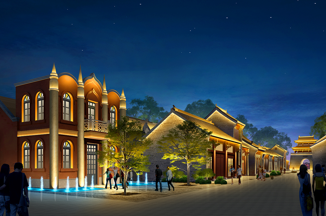 照明设计（图ZNDAwNzE5MDMy） - 景观设计 - 站酷设计师鼎立照明设计原创素材 - 站酷ZCOOL