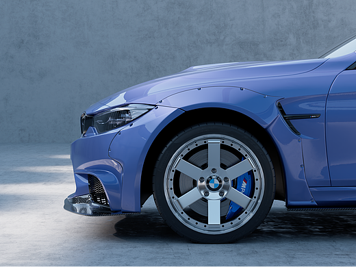 【汽车渲染】 宝马