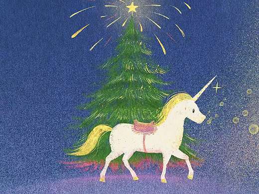 我的圣诞小马（个人主页-ZNzI5Njk0NTI=） - 艺术插画 - 站酷设计师Bonnie小屋原创素材 - 站酷ZCOOL