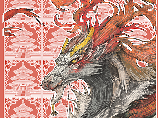 丙午神駿 · 六耳聆歲（個人主頁-ZNzI5Njk1OTI=） - 商業(yè)插畫 - 站酷設(shè)計師畫手王攸原創(chuàng)素材 - 站酷ZCOOL