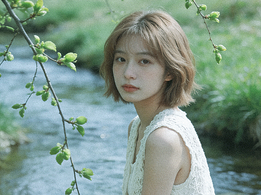 森系甜美少女/人像摄影/ps后期