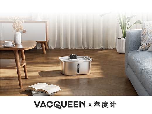 叁度计 | vacqueen宠物饮水器三维广告