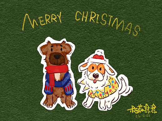 快乐小狗过圣诞🎄