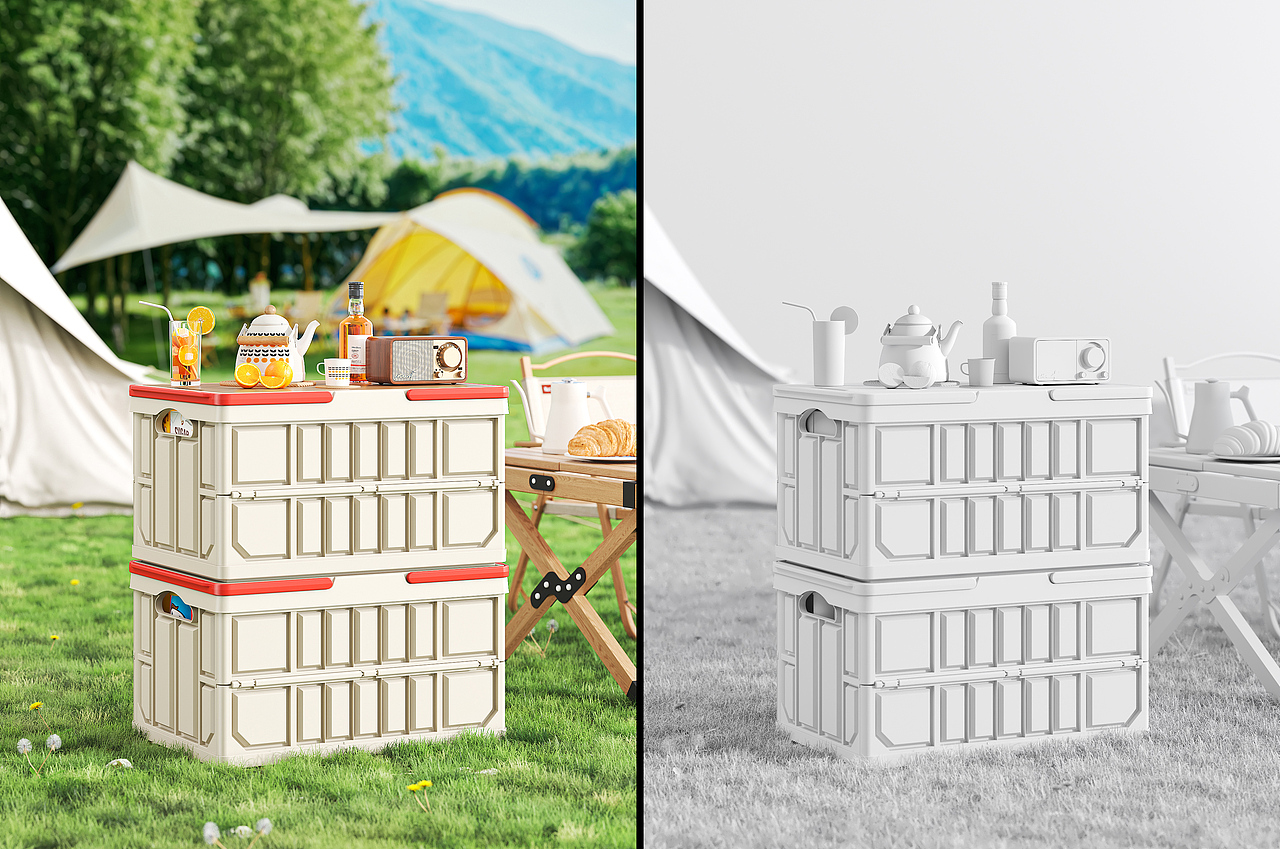 2025年终 电商收纳类目渲染作品（图ZNDAwNzQ1MTky） - 产品 - 站酷设计师俊越设计原创素材 - 站酷ZCOOL