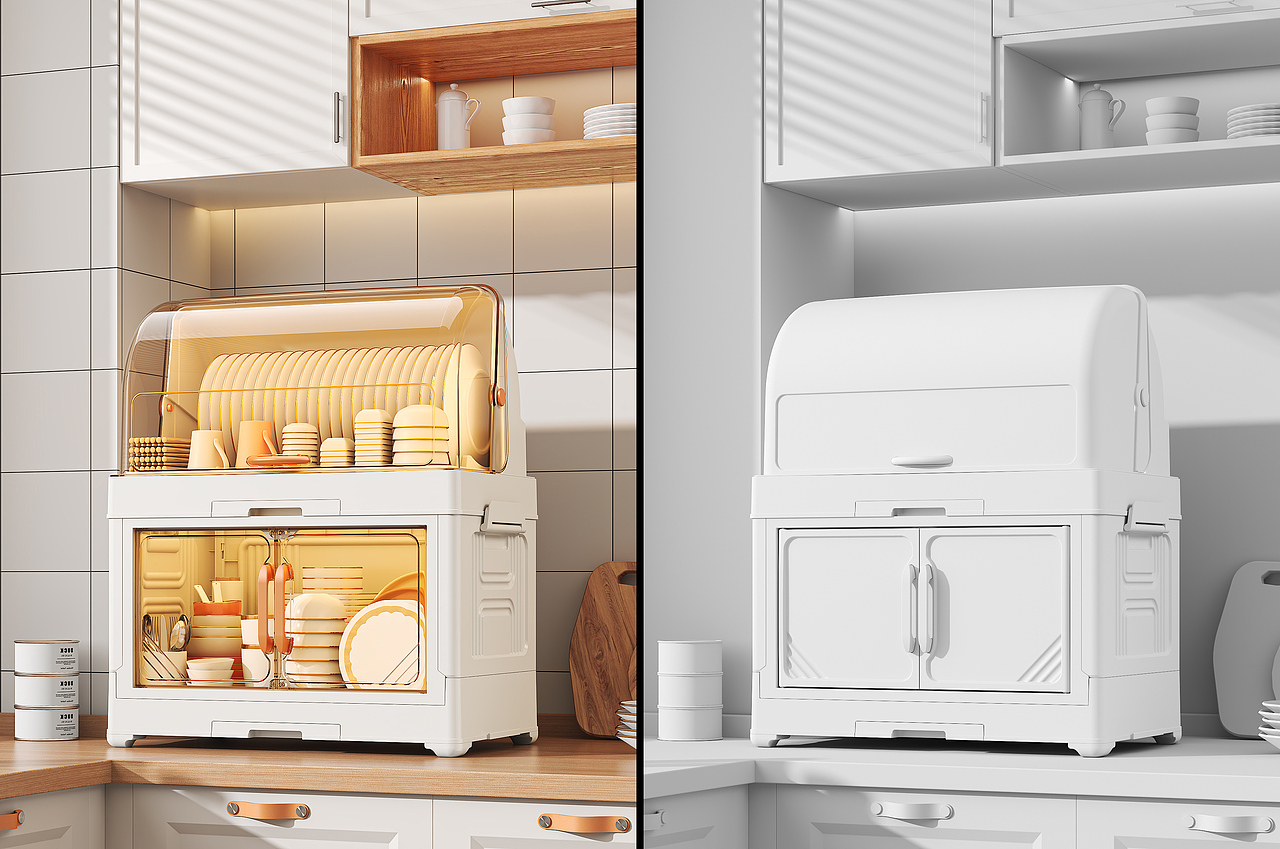 2025年终 电商收纳类目渲染作品（图ZNDAwNzQ1MjY4） - 产品 - 站酷设计师俊越设计原创素材 - 站酷ZCOOL