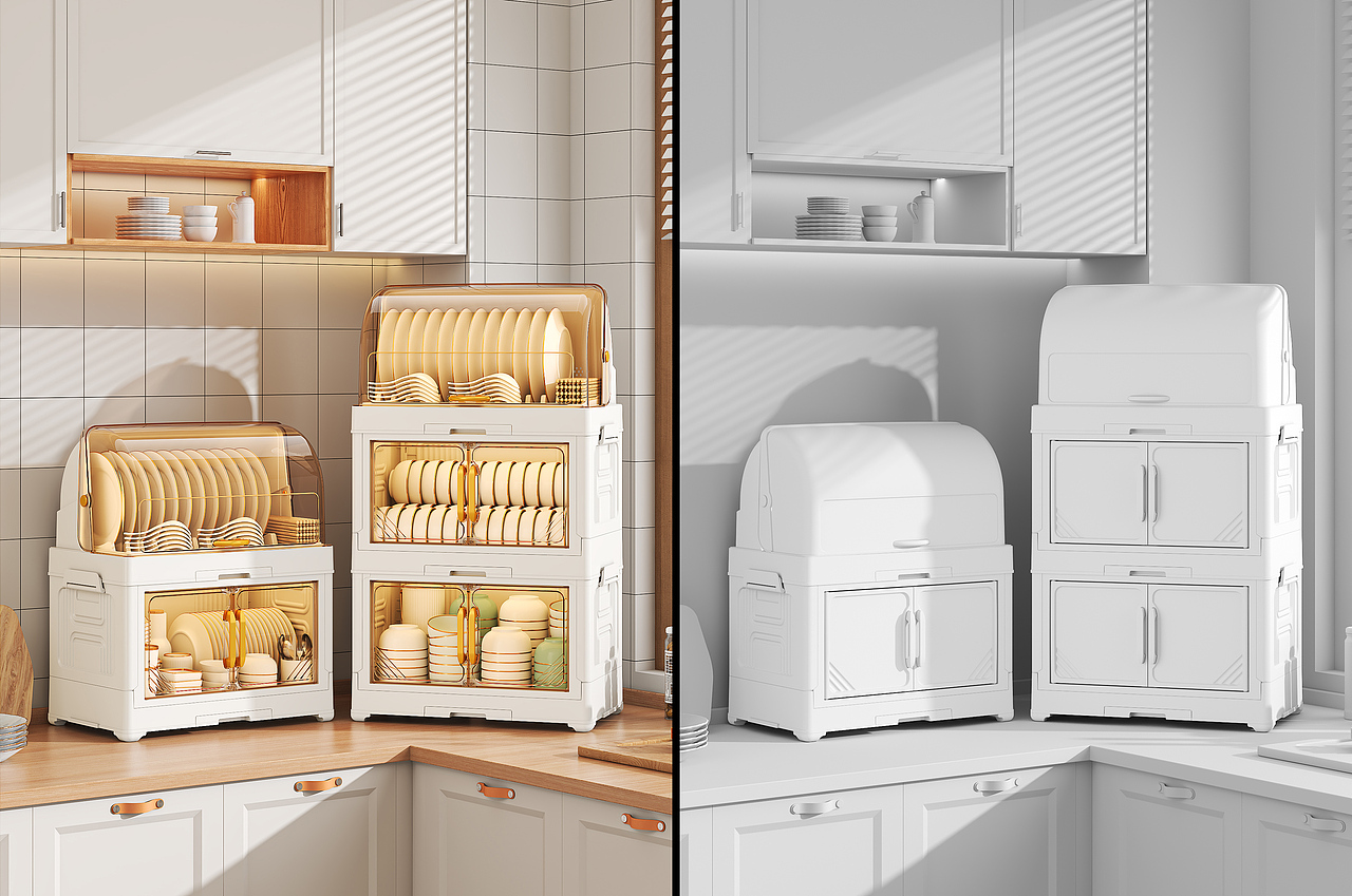 2025年终 电商收纳类目渲染作品（图ZNDAwNzQ1Mjcy） - 产品 - 站酷设计师俊越设计原创素材 - 站酷ZCOOL