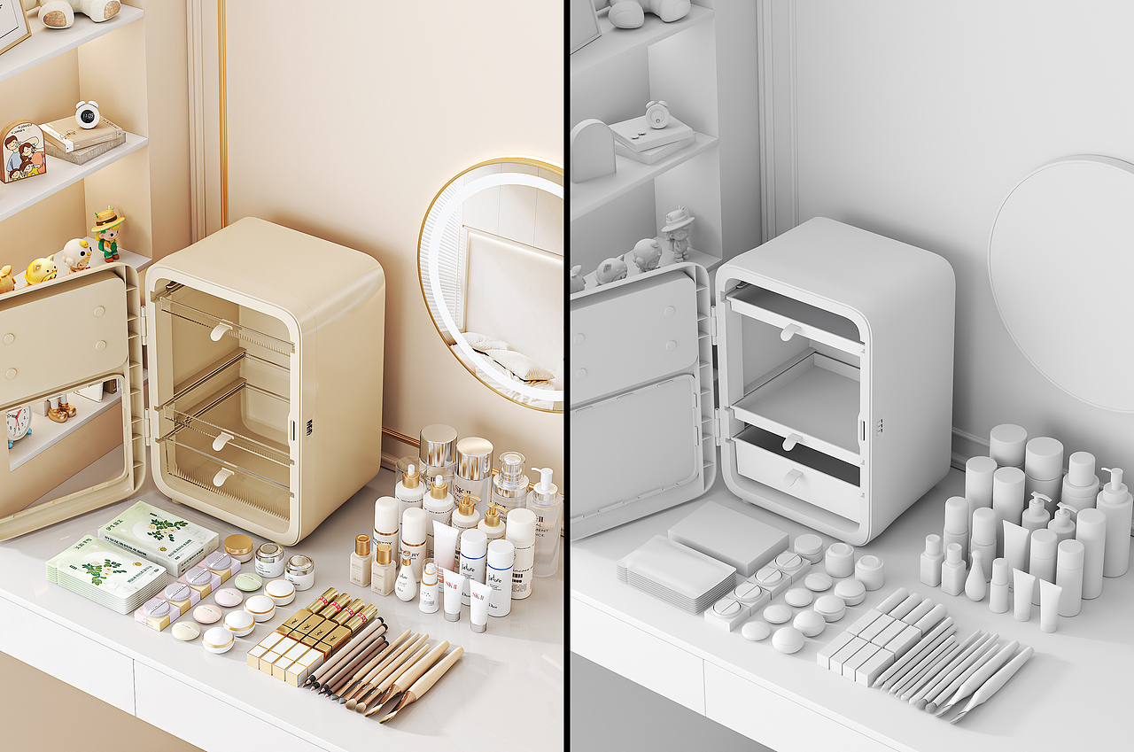 2025年终 电商收纳类目渲染作品（图ZNDAwNzQ1MjQw） - 产品 - 站酷设计师俊越设计原创素材 - 站酷ZCOOL