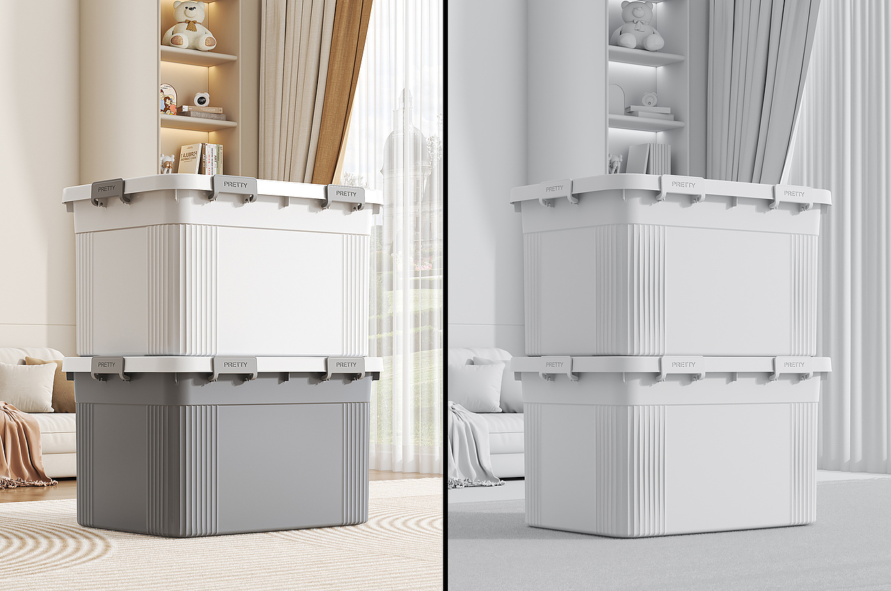 2025年终 电商收纳类目渲染作品（图ZNDAwNzQ1MzI0） - 产品 - 站酷设计师俊越设计原创素材 - 站酷ZCOOL