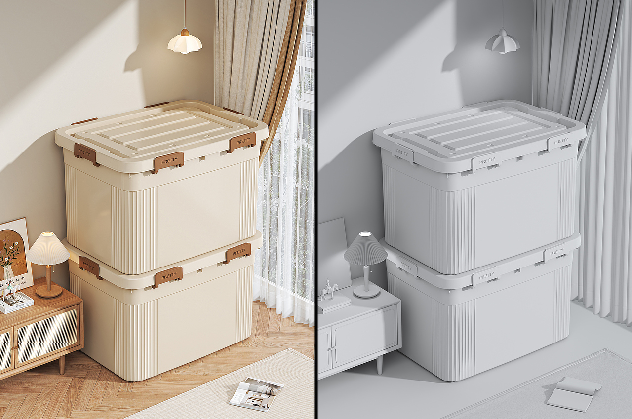 2025年终 电商收纳类目渲染作品（图ZNDAwNzQ1MzA0） - 产品 - 站酷设计师俊越设计原创素材 - 站酷ZCOOL