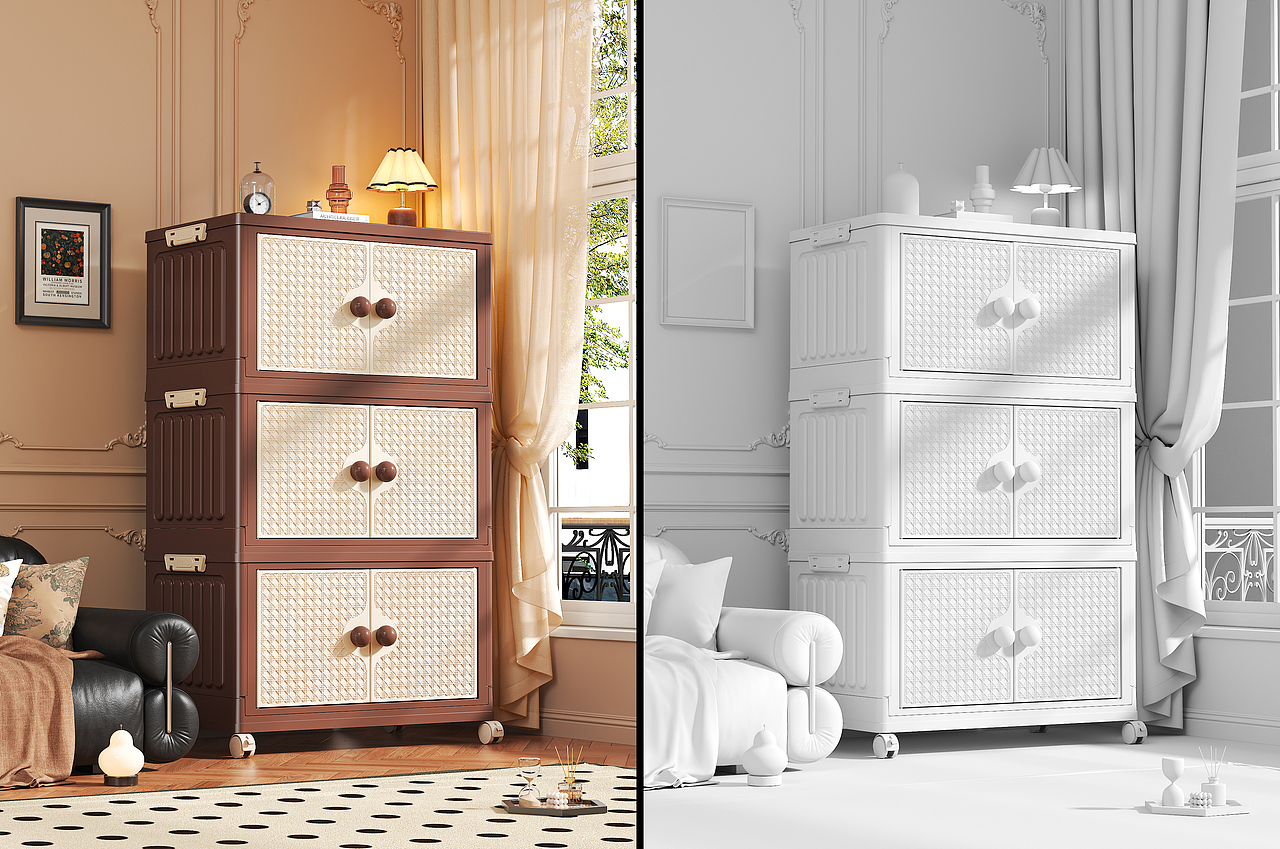 2025年终 电商收纳类目渲染作品（图ZNDAwNzQ1Mjc2） - 产品 - 站酷设计师俊越设计原创素材 - 站酷ZCOOL