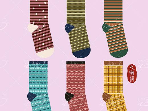 ❤️是最爱的条纹袜呀~