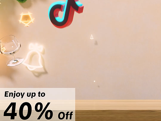 圣诞节海外抖音小商城三维动画