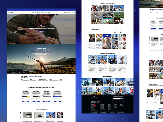 Kanama渔具 shopify品牌独立站官网搭建