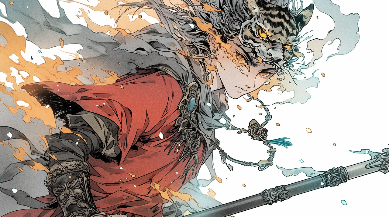 武侠（图ZNDAwNzU5MTg4） - 艺术插画 - 站酷设计师蓝色小鸟原创素材 - 站酷ZCOOL