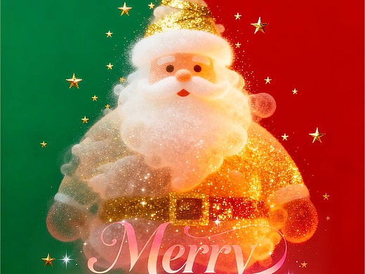 Aigc做的圣诞动画短片，圣诞氛围拉满，MerryChristmas