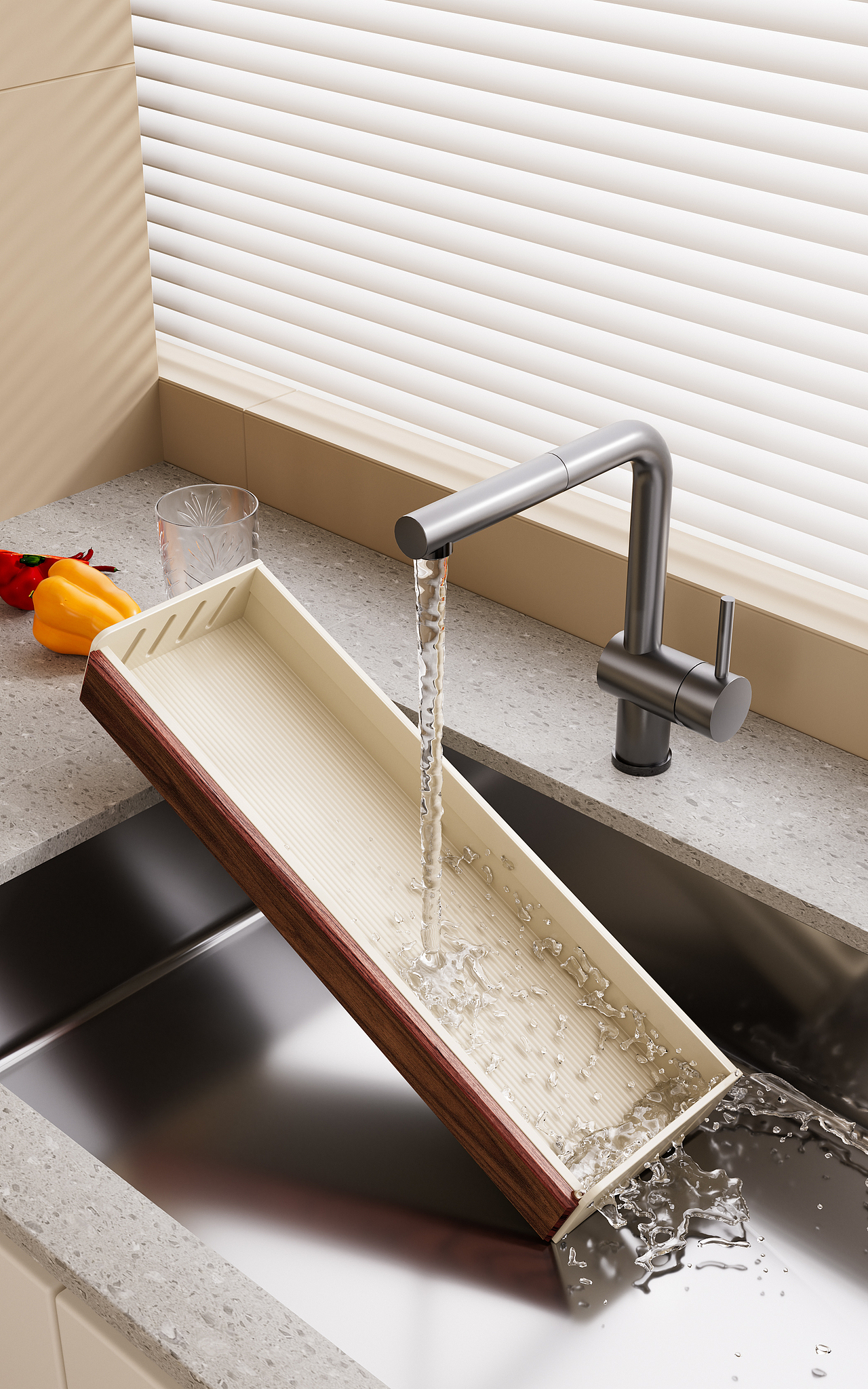 近一年的卫浴置物架渲染（图ZNDAwNzY1MTAw） - 产品 - 站酷设计师光线追踪原创素材 - 站酷ZCOOL