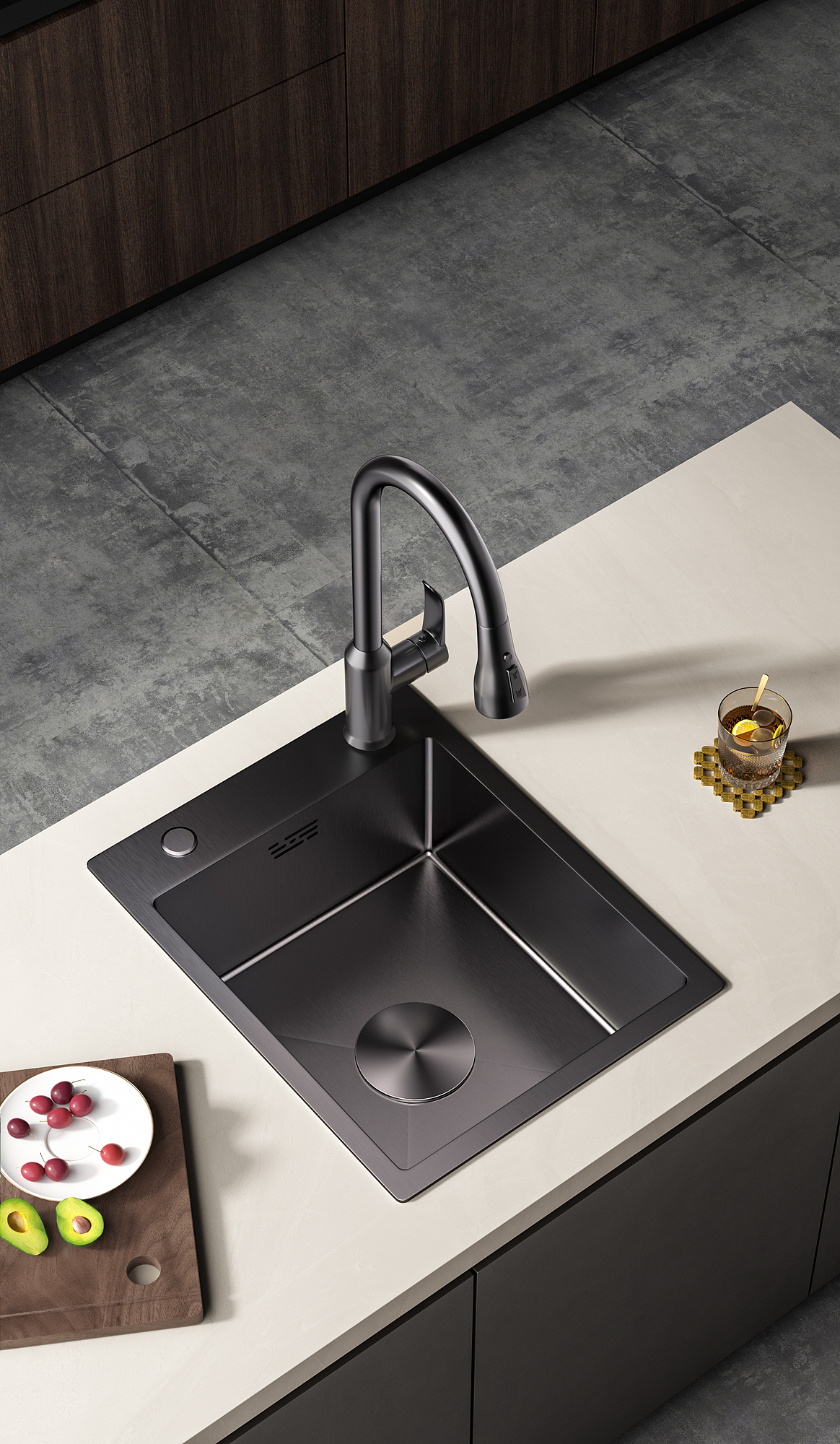 卫浴水龙头渲染（图ZNDAwNzY2MTMy） - 生活用品 - 站酷设计师光线追踪原创素材 - 站酷ZCOOL